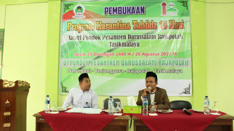 Pembukaan Program Karantina Tahfidz Qur`an