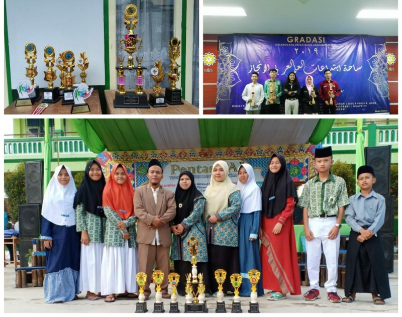  Darussalam Tasikmalaya dalam sepekan ini  di hujani dengan  berbagai piala mata Lomba