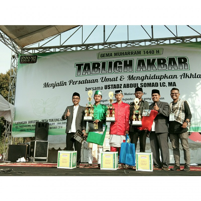 PONDOK PESANTREN DARUSSALAM RAJAPOLAH TASIKMALAYA MERAIH JUARA 1 LOMBA MARAWIS GEMA MUHARRAM 1440 H DI SURYALAYA