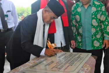 Peresmian Gedung Indonesia oleh Pimpinan Gontor