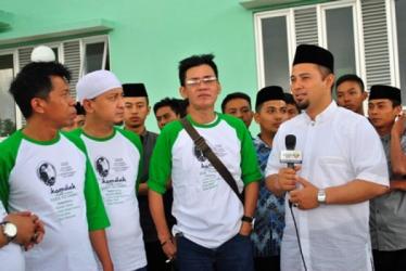 Pimpinan Pondok bersama Tim KOMDAK (Komedi Dakwah)