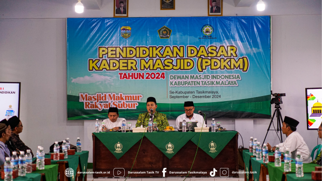 Pendidikan Dasar Kader Masjid PD DMI Kab. Tasikmalaya  Di Pondok Pesantren Darussalam