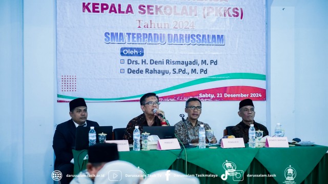 kegiatan Penilaian Kinerja Kepala Sekolah (PKKS) SMA Terpadu Darussalam tahun 2024