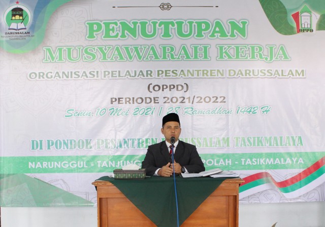 Penutupan  Musyawarah Kerja OPPD Periode 2021/2022