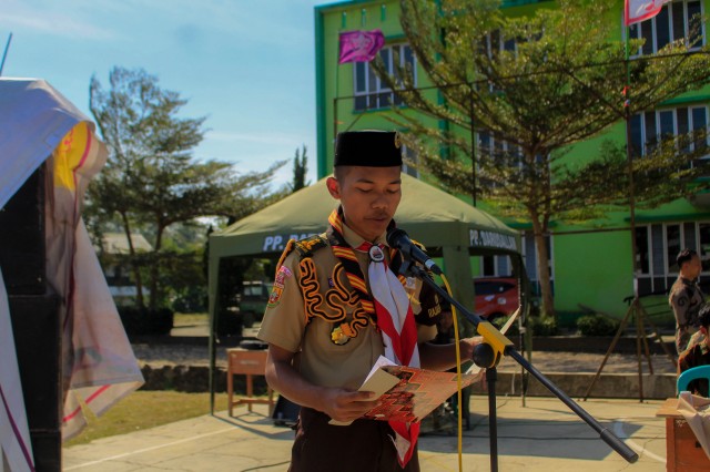 Pembukaan Kegiatan Kepramukaan Thn Ajaran 2023 2024 Pondok Pesantren